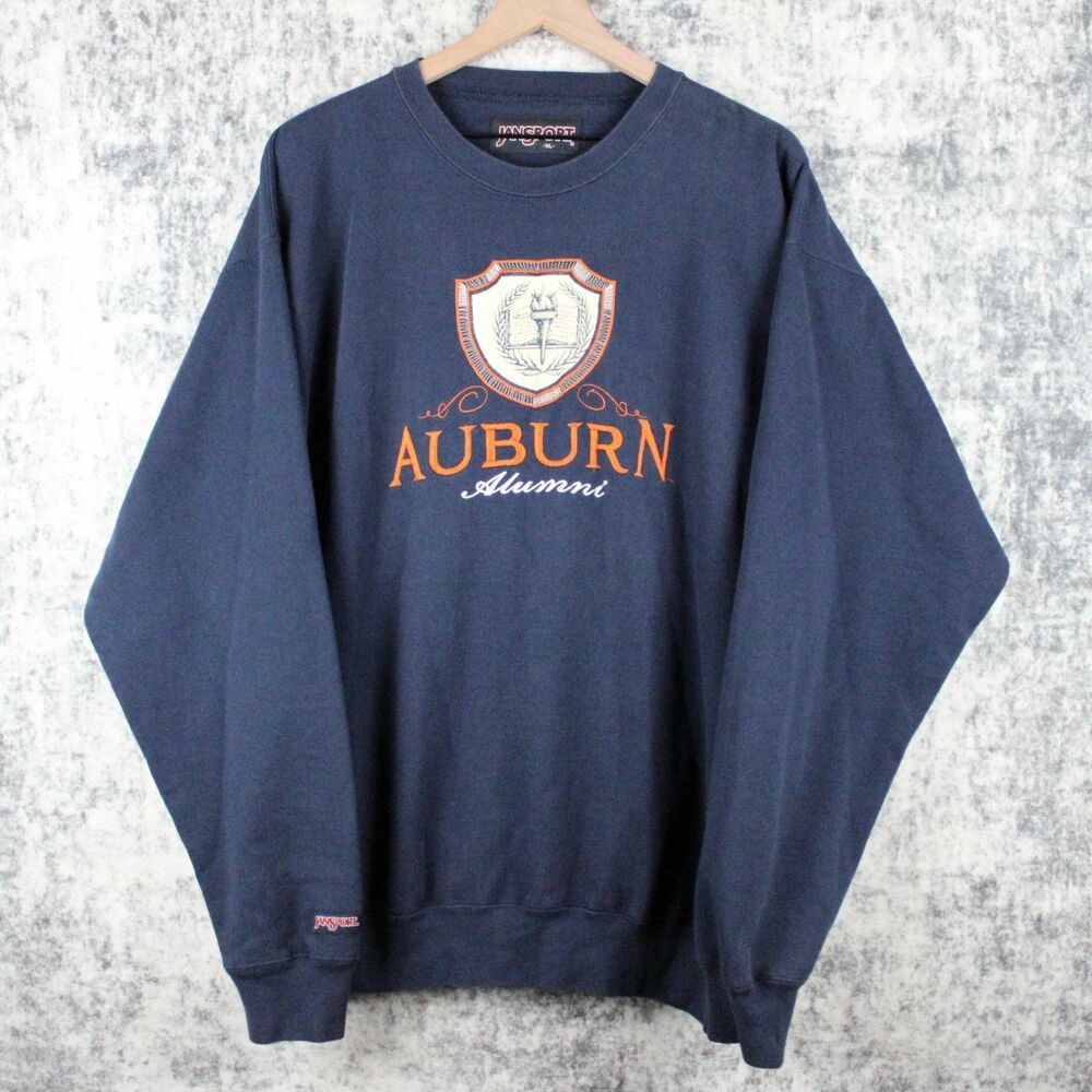 Vintage Auburn Alumni Sweatshirt Mens XL Navy Blue 90s Crewneck Pullover